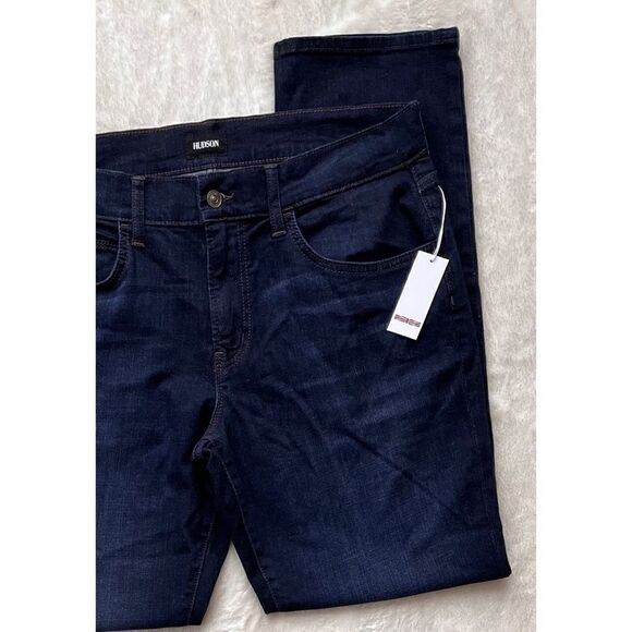 NWT Hudson Jeans Blake Slim Straight Leg Jeans in Matthew, Size 34 x 31 - Picture 6 of 12